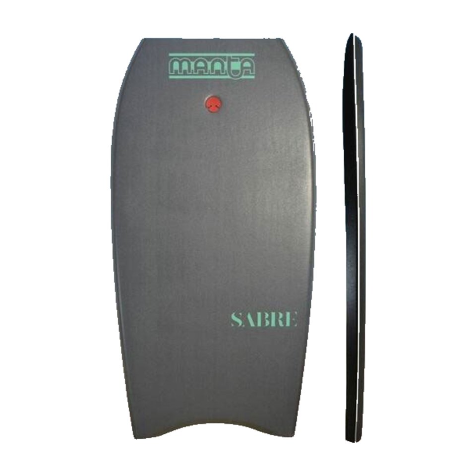 Manta bodyboard, deck and side view