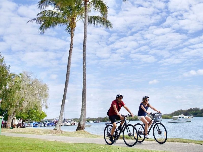 e-Bike riding Noosa
